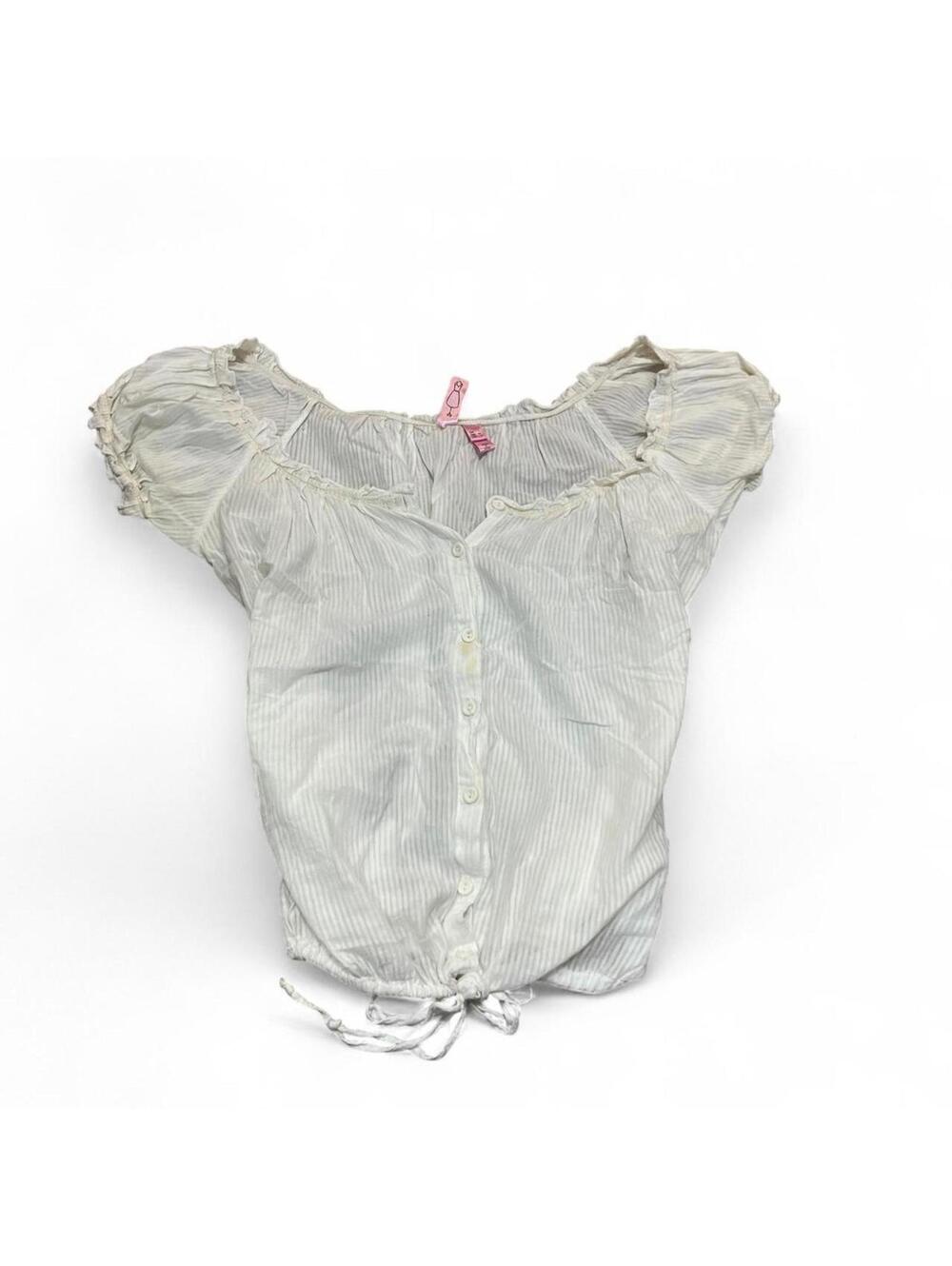 Y2K dolled up blouse